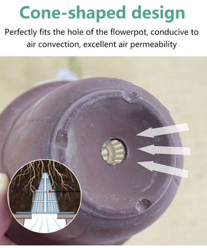 🪴20 Pcs Flower Pot Drainage Cone – Helps Keep Soil In & Water Flowing
