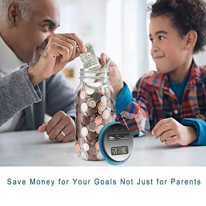 💰 50% OFF NOW! 📦Digital Coin Counter Money Jar – LCD Savings Bank