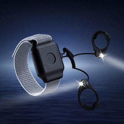 💡 Rechargeable Hands-Free Finger Flashlight – 360° Adjustable LED Work Light