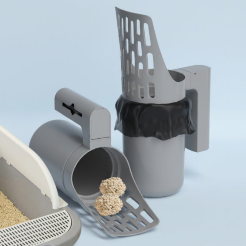 Scoop, Sift & Bag in One — All-in-One Cat Litter Scoop