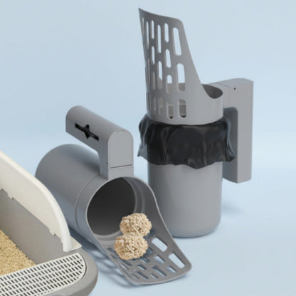 Scoop, Sift & Bag in One — All-in-One Cat Litter Scoop