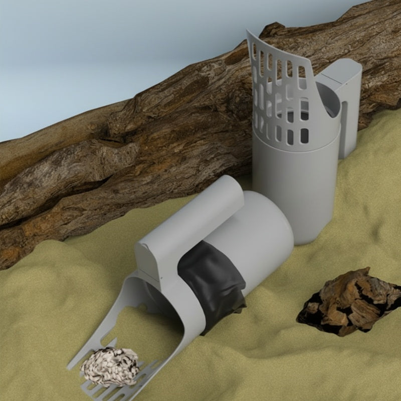 Scoop, Sift & Bag in One — All-in-One Cat Litter Scoop