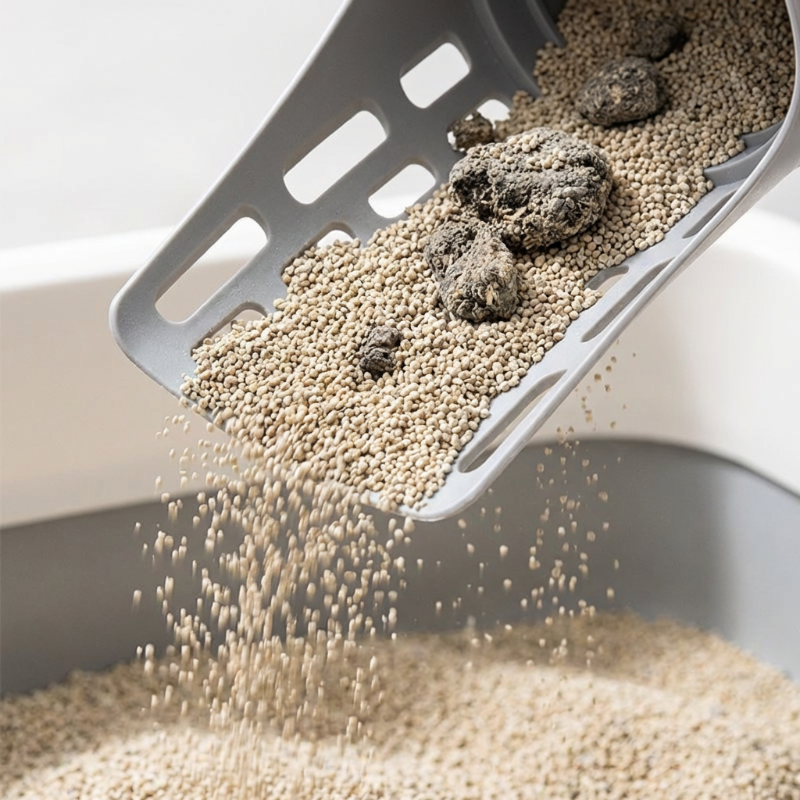 Scoop, Sift & Bag in One — All-in-One Cat Litter Scoop