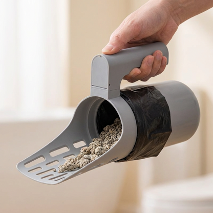 Scoop, Sift & Bag in One — All-in-One Cat Litter Scoop