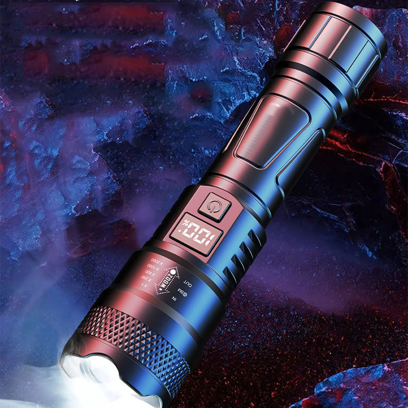 🔥Limited-time offer🔦Rechargeable Zoom Flashlight – Focus the Beam, See the Power, Stay Ready