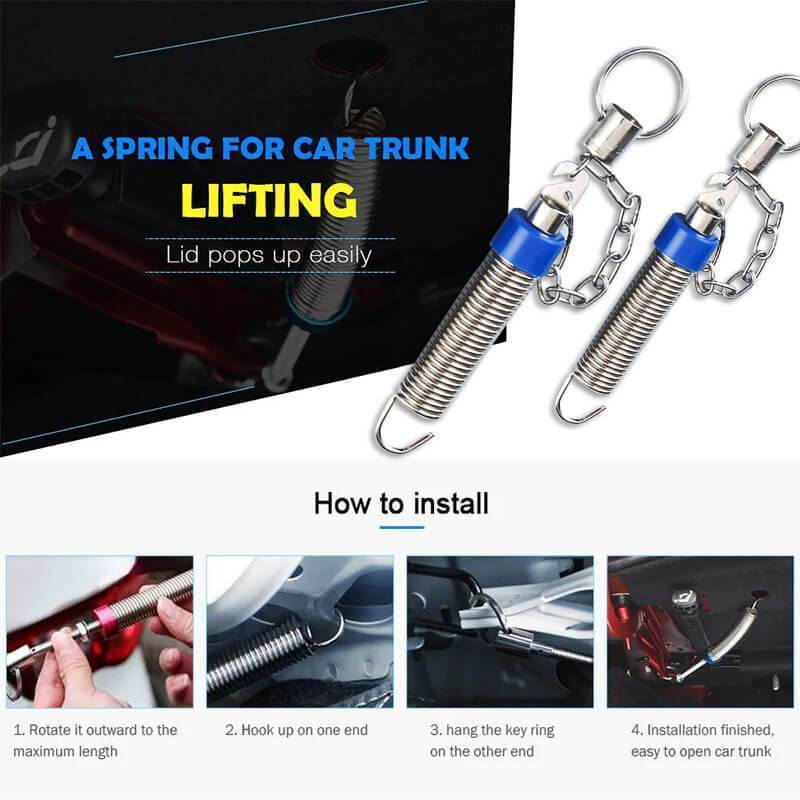 🚗 Automatic Trunk Spring Lift – Hands-Free Trunk Opening Assist