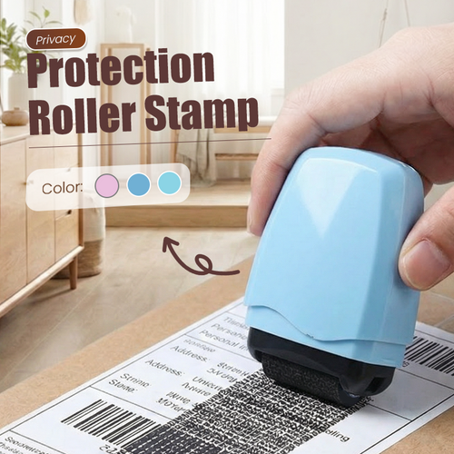 Privacy Roller Stamp – Stop Ripping Shipping Labels Apart