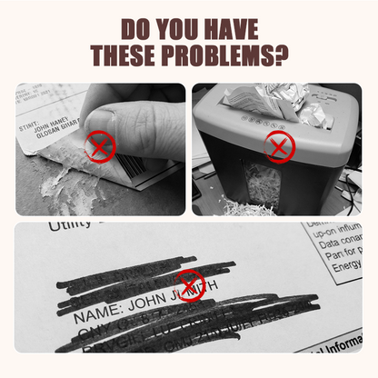 Privacy Roller Stamp – Stop Ripping Shipping Labels Apart