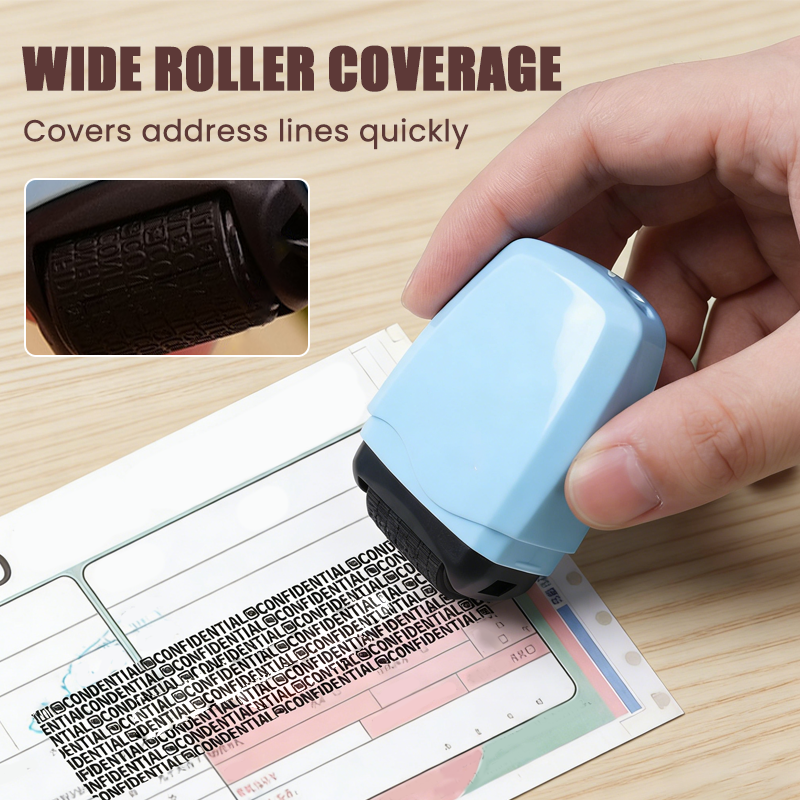 Privacy Roller Stamp – Stop Ripping Shipping Labels Apart