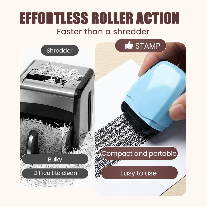 Privacy Roller Stamp – Stop Ripping Shipping Labels Apart