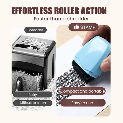 Privacy Roller Stamp – Stop Ripping Shipping Labels Apart