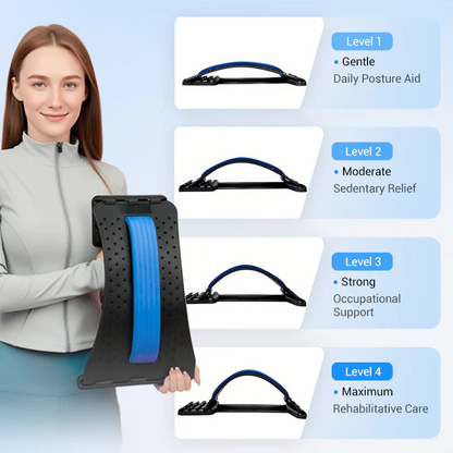 4-Level Adjustable Back Stretcher – Stretch & Relax at Home