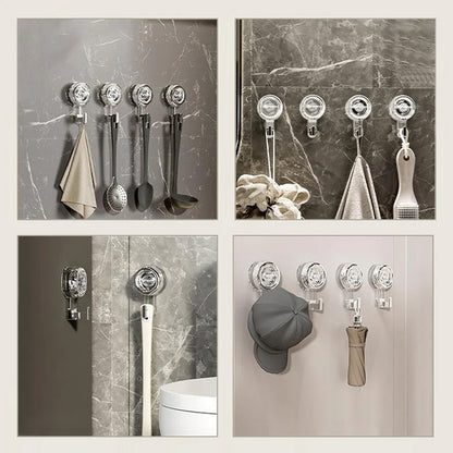 No-Drill Suction Hook – Press, Twist & Create Instant Hanging Space
