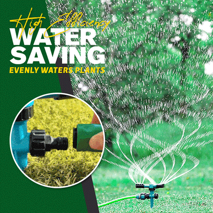 🌞360° Rotating Garden Sprinkler – Adjustable Lawn & Yard Watering