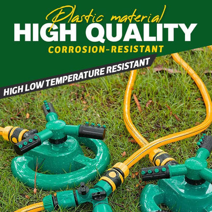 🌞360° Rotating Garden Sprinkler – Adjustable Lawn & Yard Watering