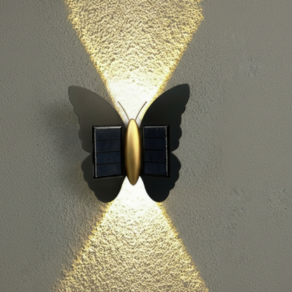 🦋 Solar Butterfly & Bat Wall Lights – Wall Art by Day, Glow by Night