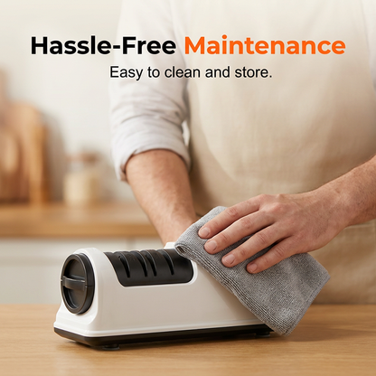 🔪3-Stage Electric & Manual Knife Sharpener
