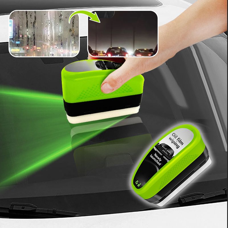 🔥Buy 2 Get 1 Free🚗 Windshield Oil Film Remover Brush – Clear Car Glass Cleaner