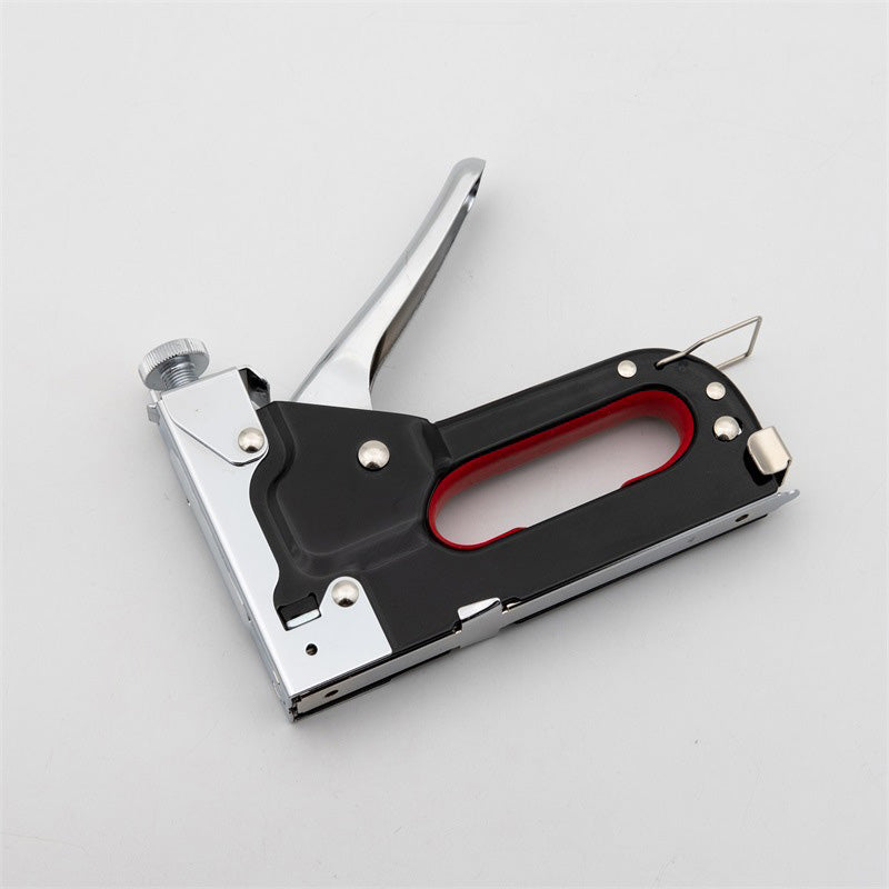 3-in-1 Manual Staple Gun with Adjustable Force & 600 Fasteners