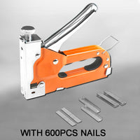 Orange Staple Nail Tool (With 600pcs Nails)
