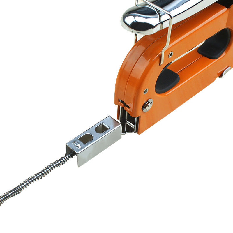 3-in-1 Manual Staple Gun with Adjustable Force & 600 Fasteners