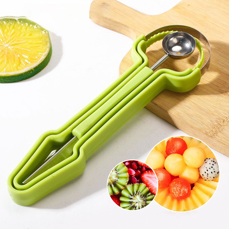 🍉Turn Ordinary Fruit Into a Party-Ready Platter — 3-in-1 Fruit Tool