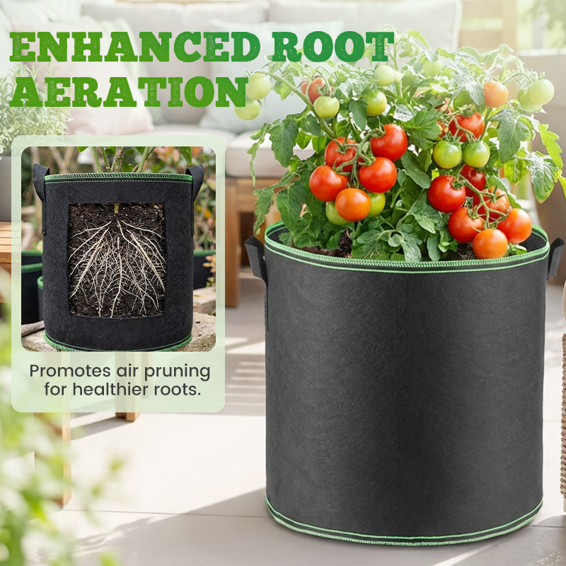 🌱Give Roots More Room to Breathe — Fabric Grow Bag with Handles