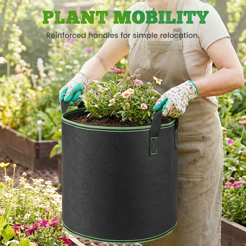 🌱Give Roots More Room to Breathe — Fabric Grow Bag with Handles