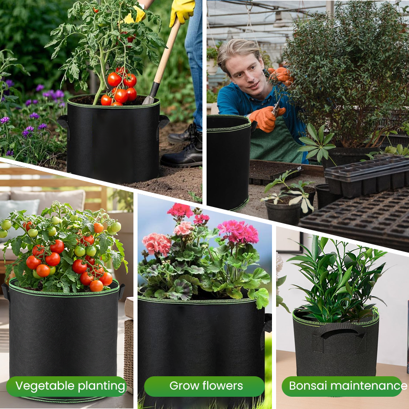 🌱Give Roots More Room to Breathe — Fabric Grow Bag with Handles