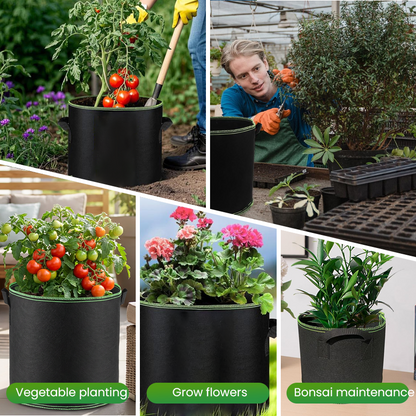🌱Give Roots More Room to Breathe — Fabric Grow Bag with Handles