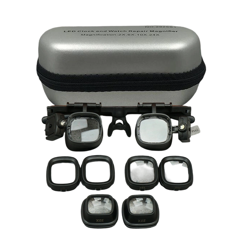 See Tiny Details Hands-Free — LED Magnifying Glasses 2X–24X