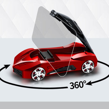 🏎️ 3-in-1 Sports Car Dashboard Holder – Phone Mount, Parking Number & Aroma Slot