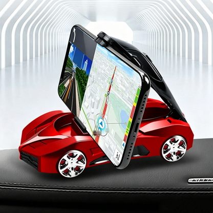 🏎️ 3-in-1 Sports Car Dashboard Holder – Phone Mount, Parking Number & Aroma Slot