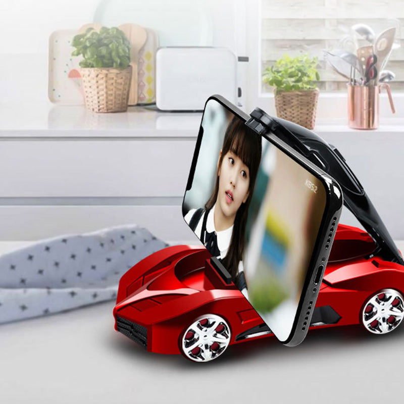 🏎️ 3-in-1 Sports Car Dashboard Holder – Phone Mount, Parking Number & Aroma Slot