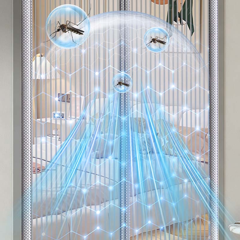 🚪 Magnetic Screen Door – Hands-Free Self-Closing Mesh for Fresh-Air Days