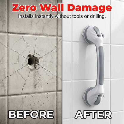 Drill-Free Suction Grab Bar – Quick-Mount Balance Assist Handle
