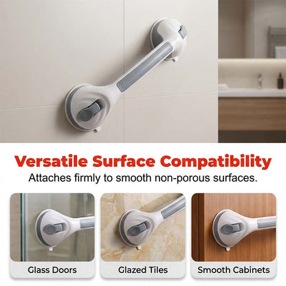 Drill-Free Suction Grab Bar – Quick-Mount Balance Assist Handle