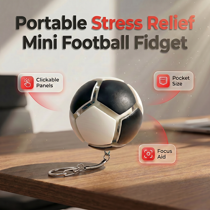 ⚽ Mini Soccer Fidget Keychain – Give Restless Hands Something Fun to Do