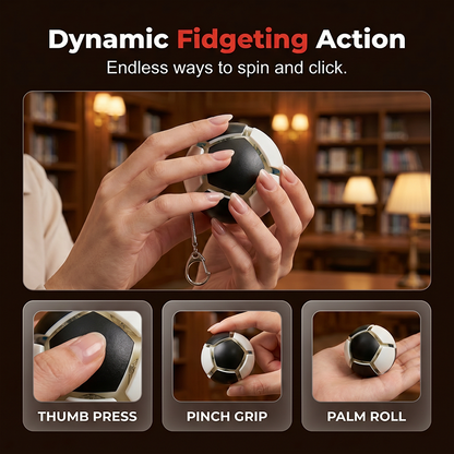 ⚽ Mini Soccer Fidget Keychain – Give Restless Hands Something Fun to Do