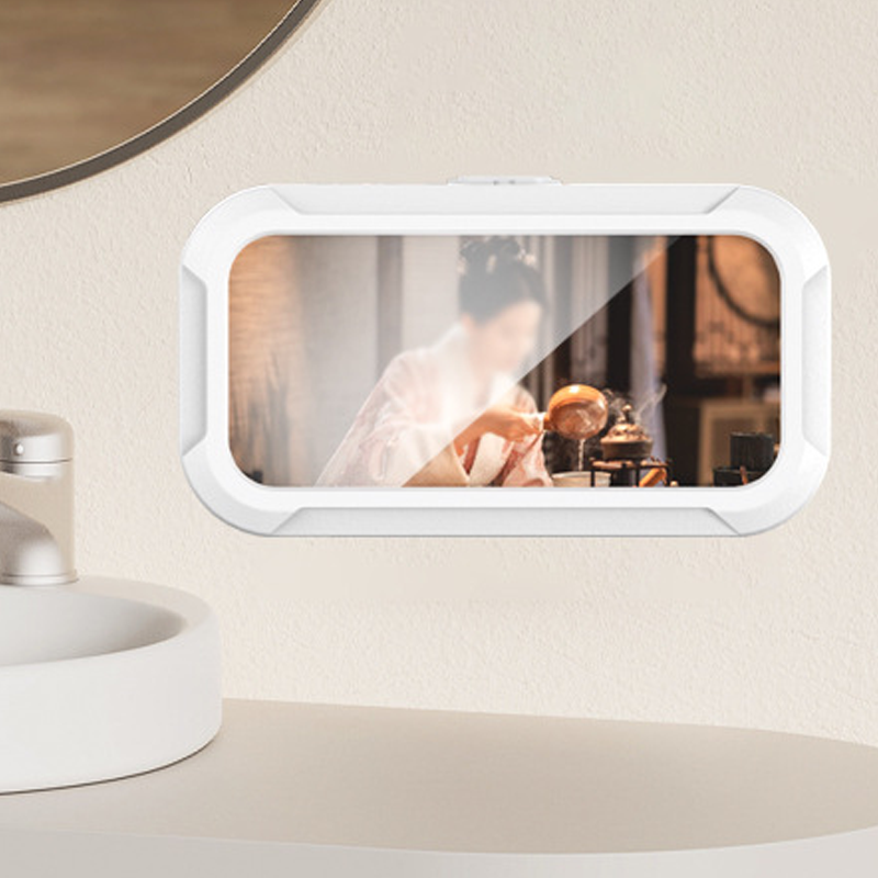 🚿📱 360° Rotating Shower Phone Holder – Splash-Protective Touchscreen Bathroom Case ✨