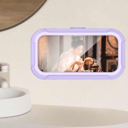 🚿📱 360° Rotating Shower Phone Holder – Splash-Protective Touchscreen Bathroom Case ✨
