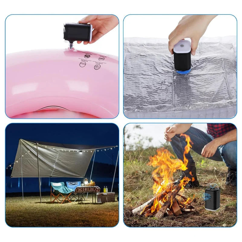🏕 Rechargeable Mini Air Pump – Inflate & Deflate Anywhere