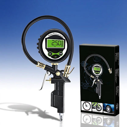 Digital Tire Inflator Gauge Gun – Air Compressor Tire Pressure Tool