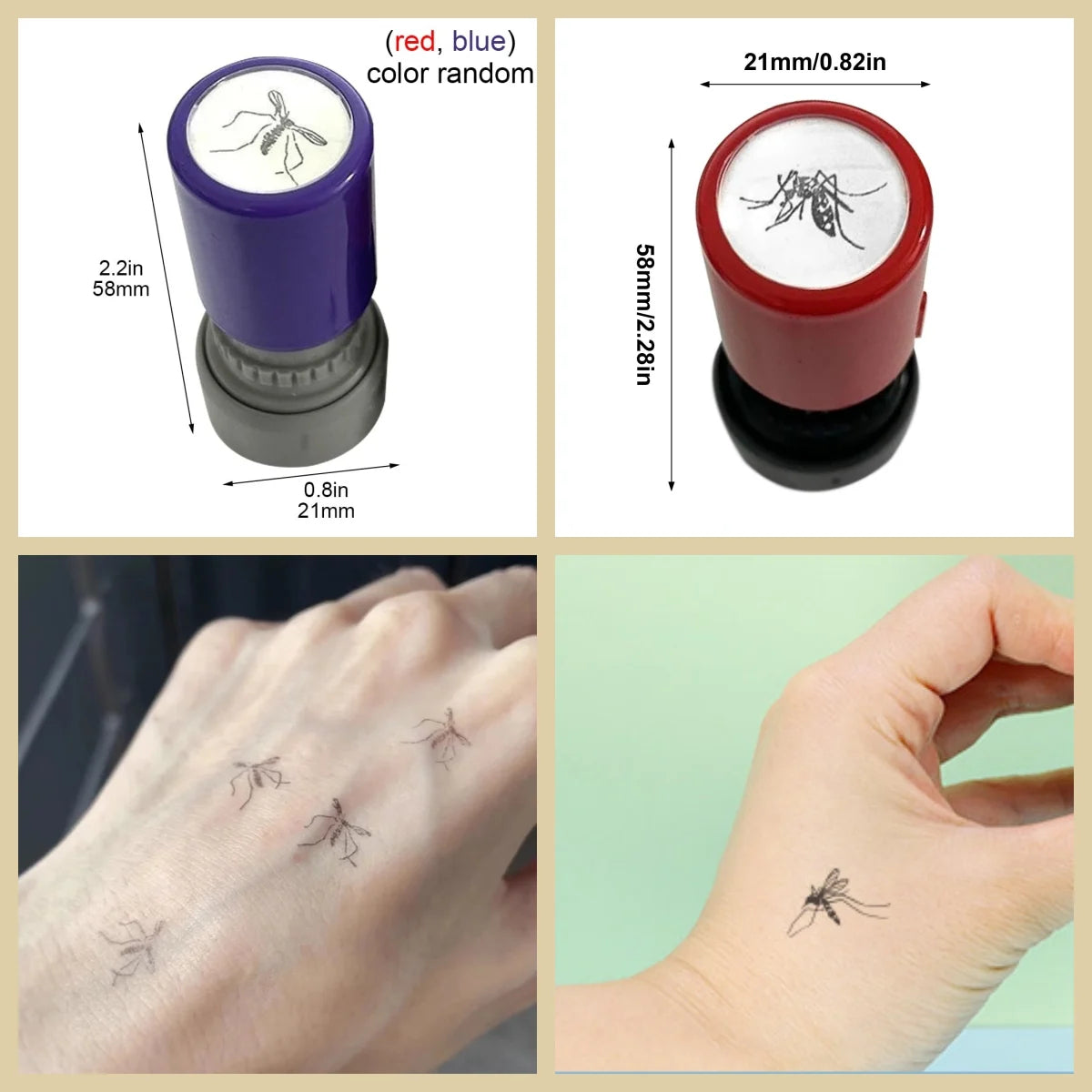 Mosquito Prank Stamp – Stamp, Swat & Watch Their Reaction