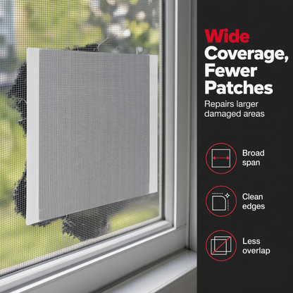 Self-Adhesive Mesh Repair Tape – Cut-to-Size Screen Patch Roll