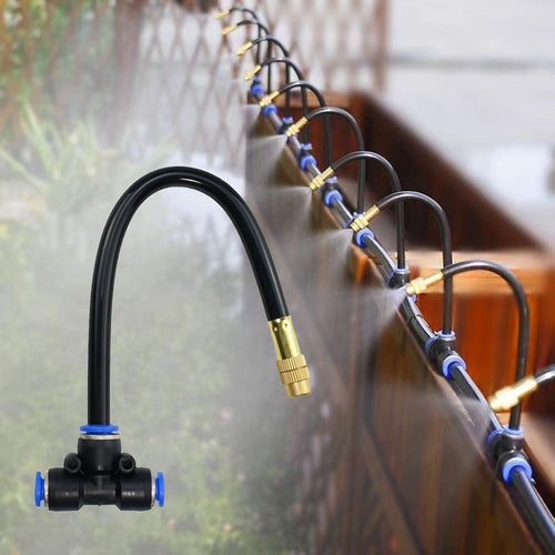 360° Adjustable Brass Misting Nozzles – Garden & Patio Watering System