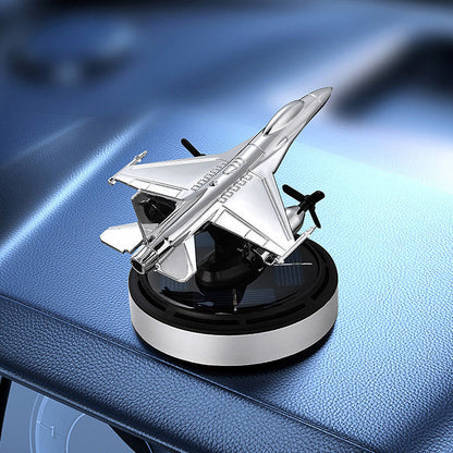 Solar Rotating Airplane Car Air Freshener & Diffuser Ornament
