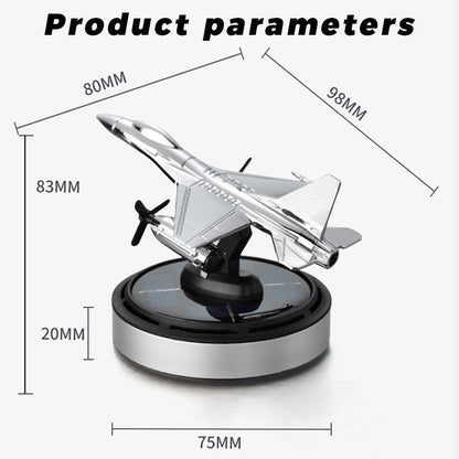 Solar Rotating Airplane Car Air Freshener & Diffuser Ornament
