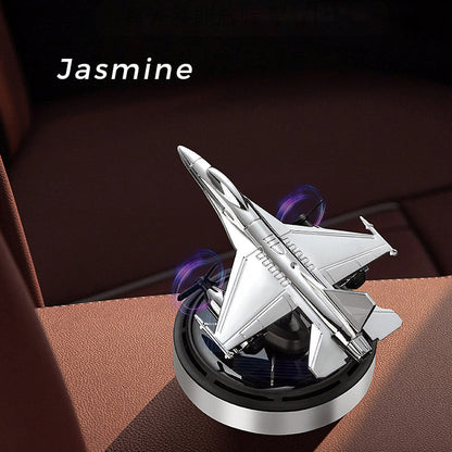 Solar Rotating Airplane Car Air Freshener & Diffuser Ornament