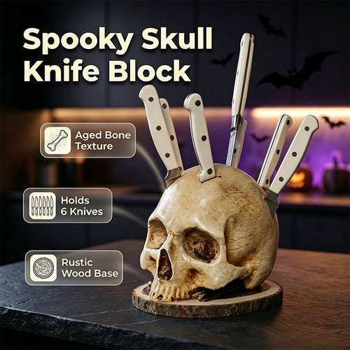 🔥50% OFF Funny Skull Knife Holder for Kitchen Storage